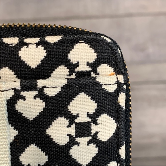 Kate Spade Four Spades Geo Color Block Small Zip Around Wallet - Picture 15 of 16